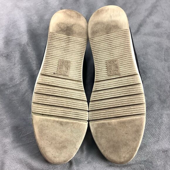 Naturalizer Hawthorn Slip On Sneaker Shoes Women's 10 M Black Leather Croc Snake - Picture 7 of 12